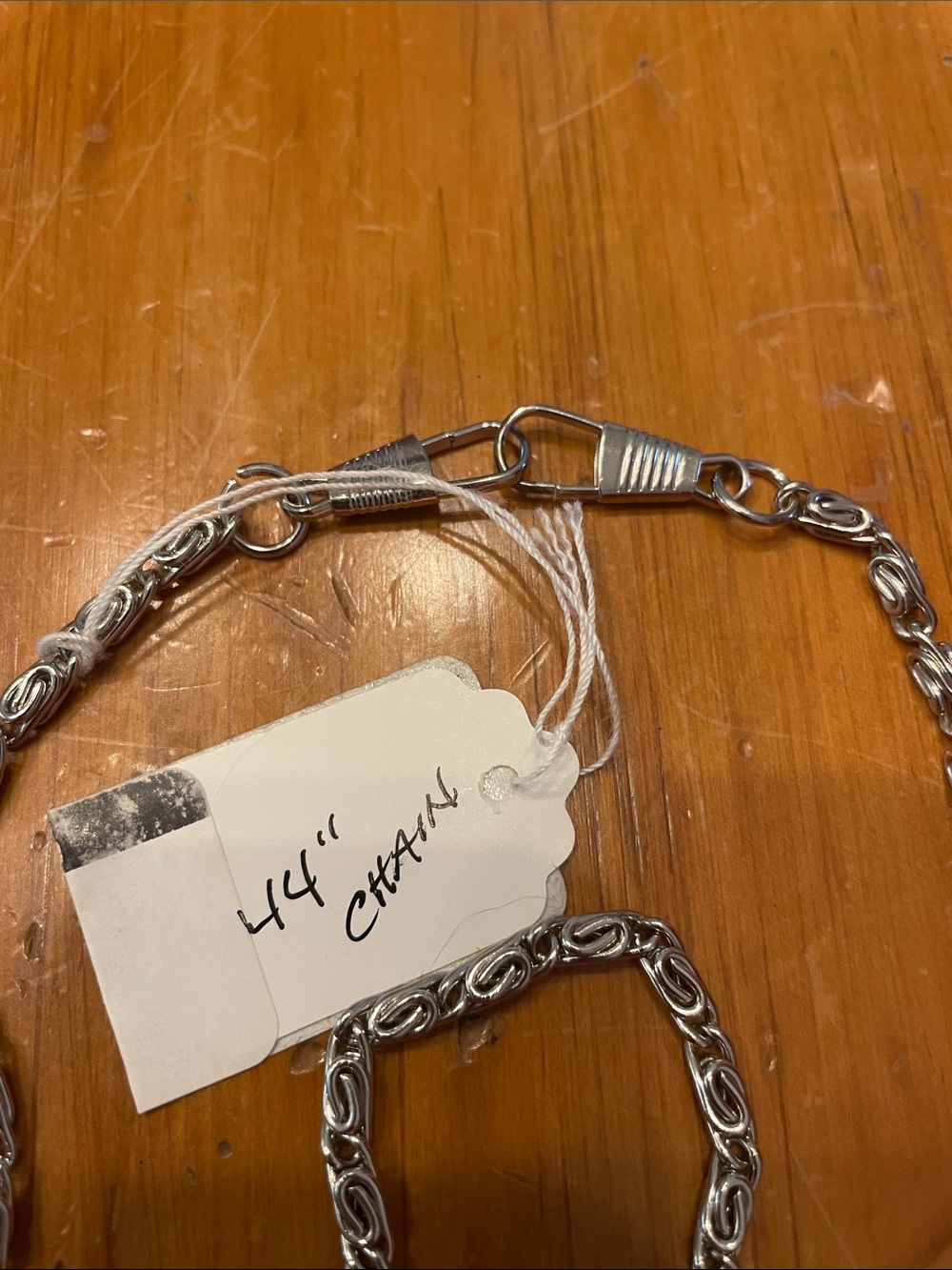 Classic Silver-Tone Rope Chain Necklace - Picture 3 of 3